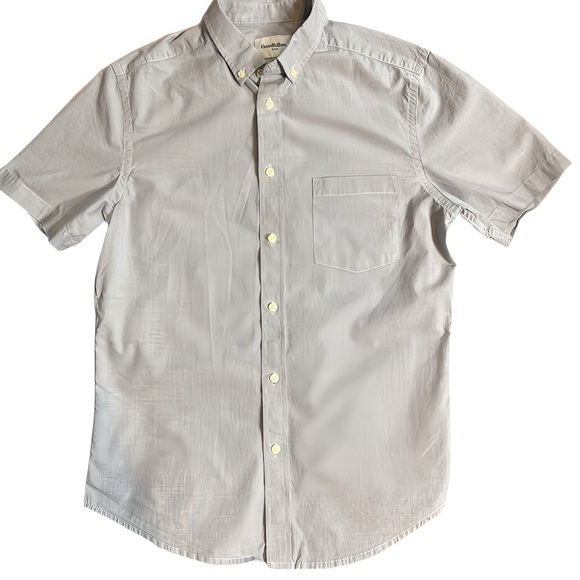 Old Navy & Good Fellow Set of 3 Boys Button Down Short Sleeve Shirts Size 14/16 - Picture 4 of 8